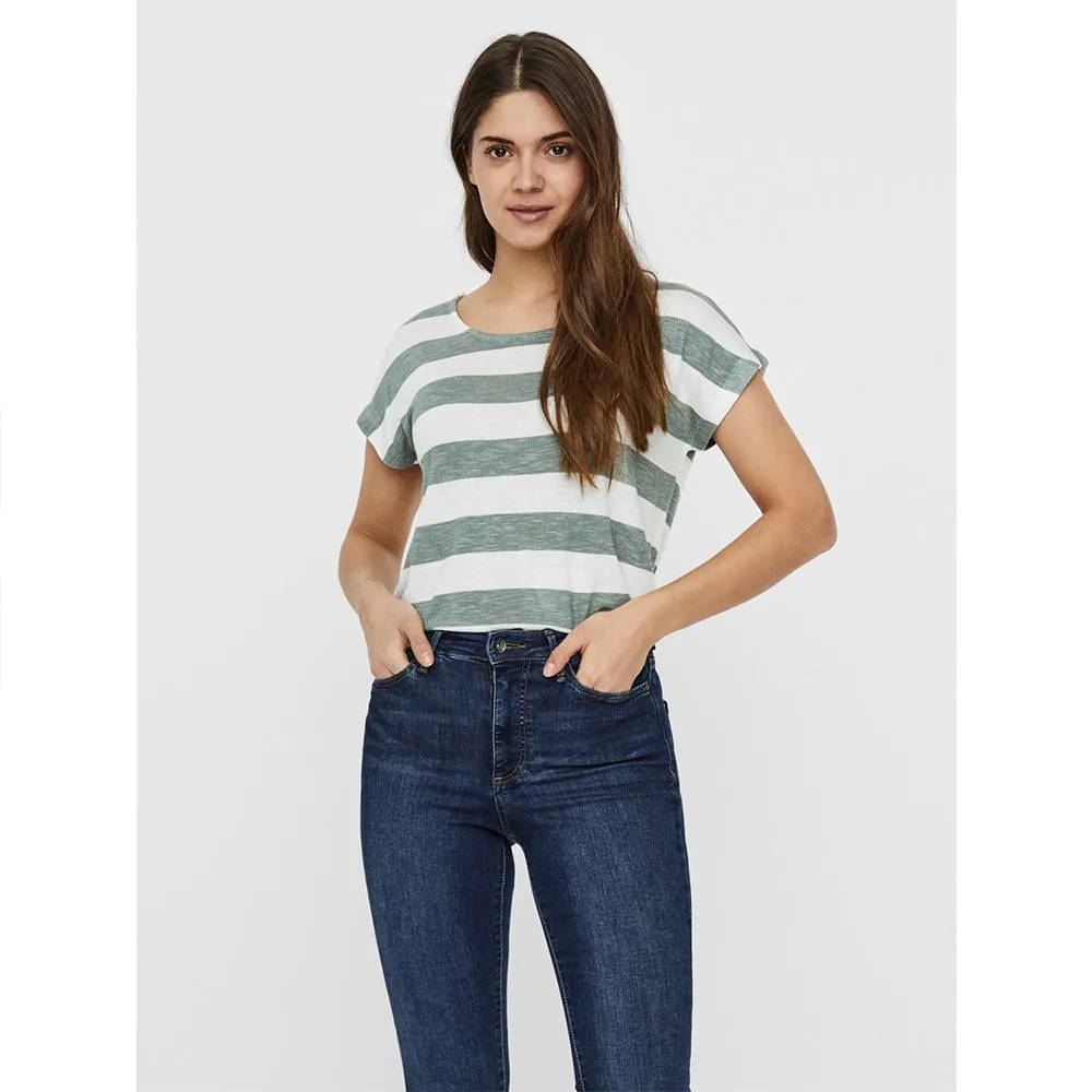 

Футболка Vero Moda Wide Stripe, зеленый