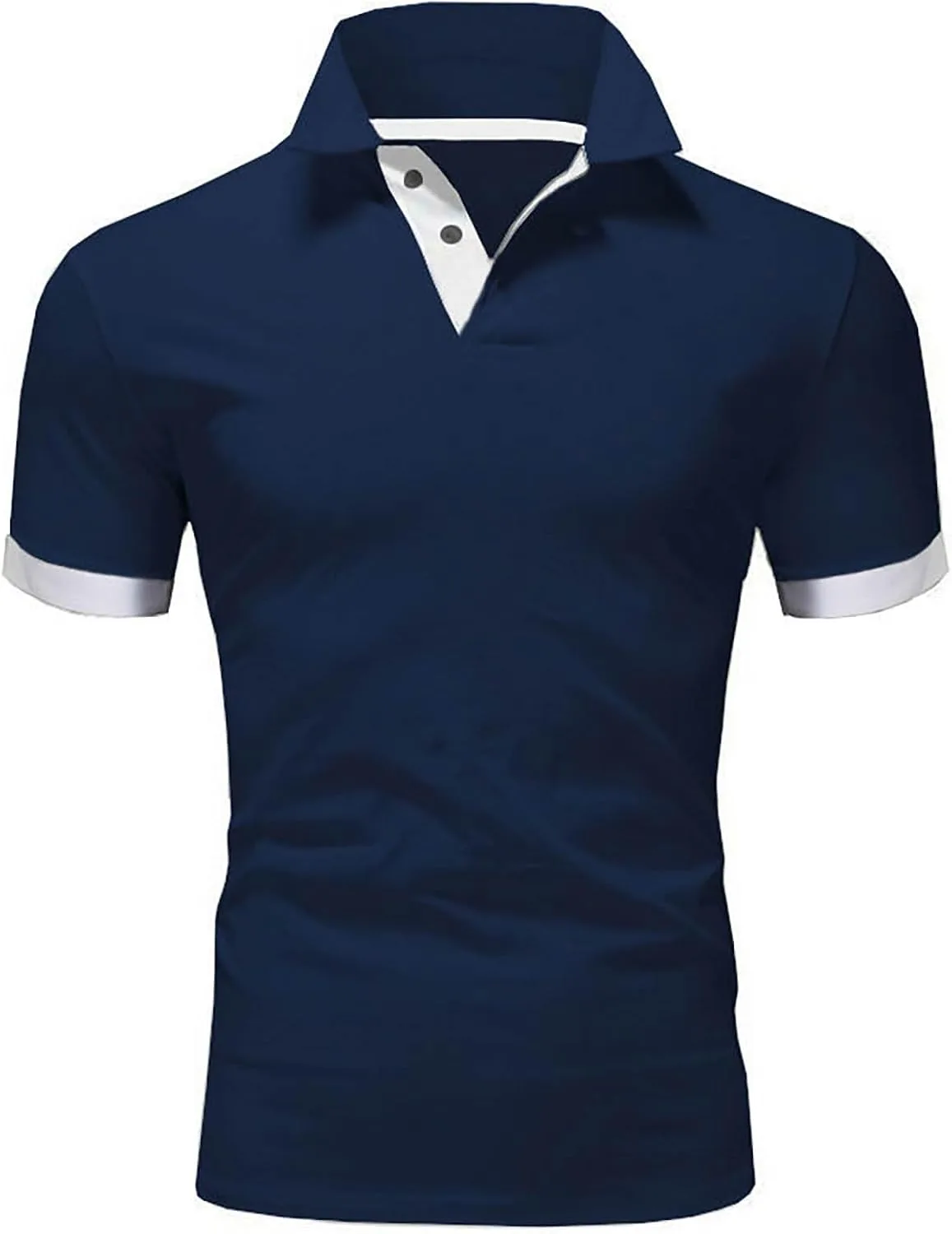 

NATHGAM мужская футболка для гольфа Plus Size Slim Fit с коротким рукавом, влагоотводящая