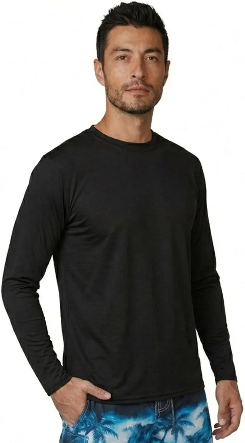 

INGEAR Мужская рубашка с длинным рукавом UPF 50+ для защиты от солнца, быстросохнущая