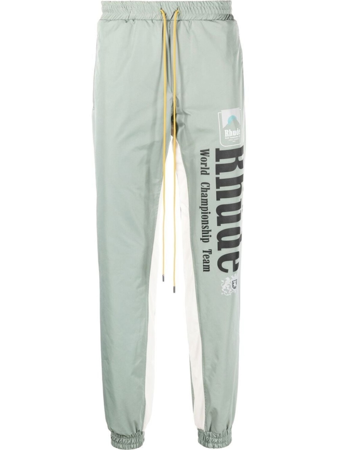 

RHUDE спортивные брюки Senna с логотипом, зеленый
