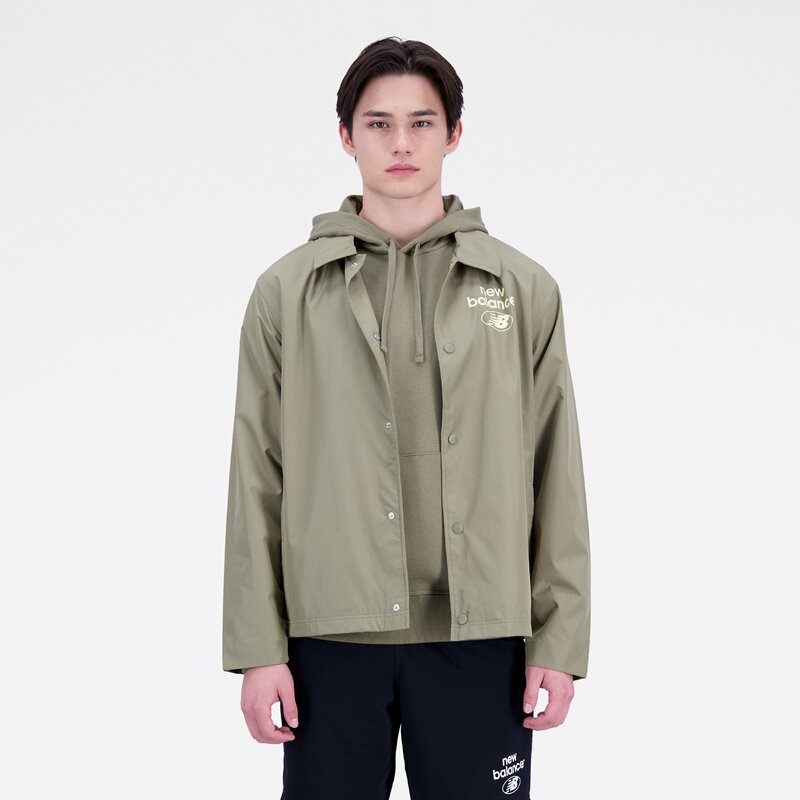 

Куртка-Комбинация Essentials, переосмысленная тканая куртка New Balance, цвет cgn covgreen