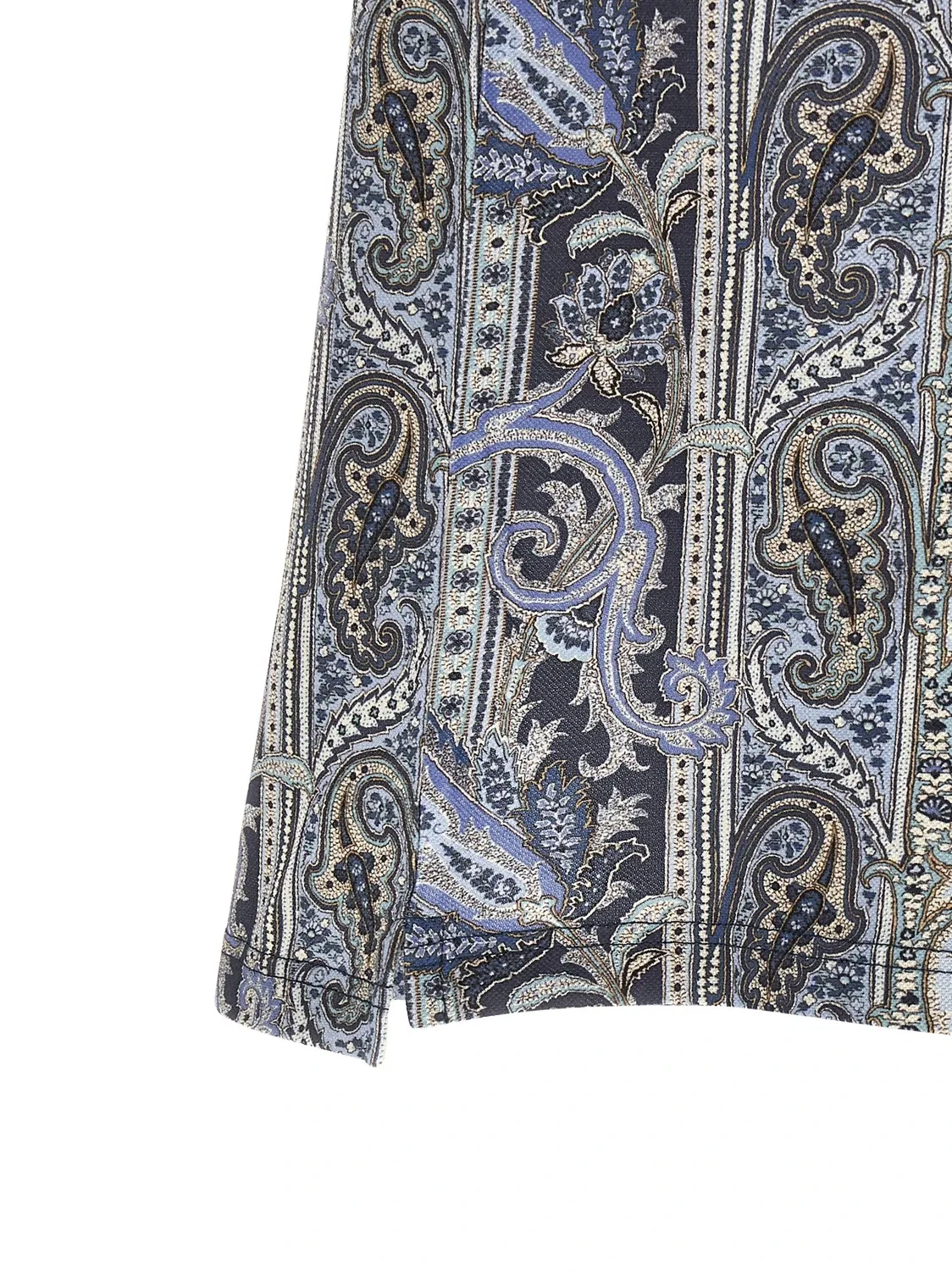 Поло с узором "Арника Пейсли" ETRO, синий — фото 4