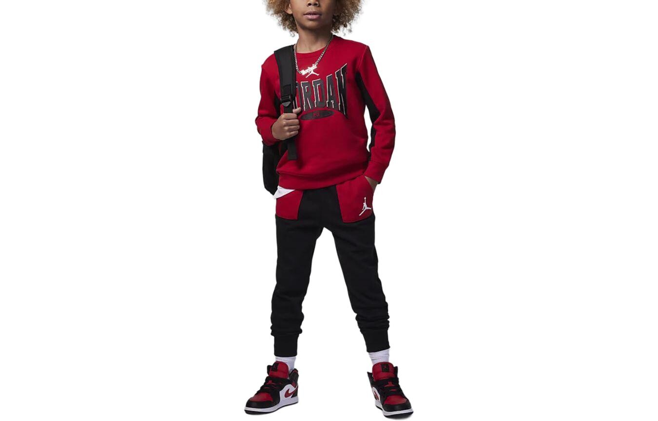 

Детская повседневная спортивная одежда Jordan, цвет Red + Black