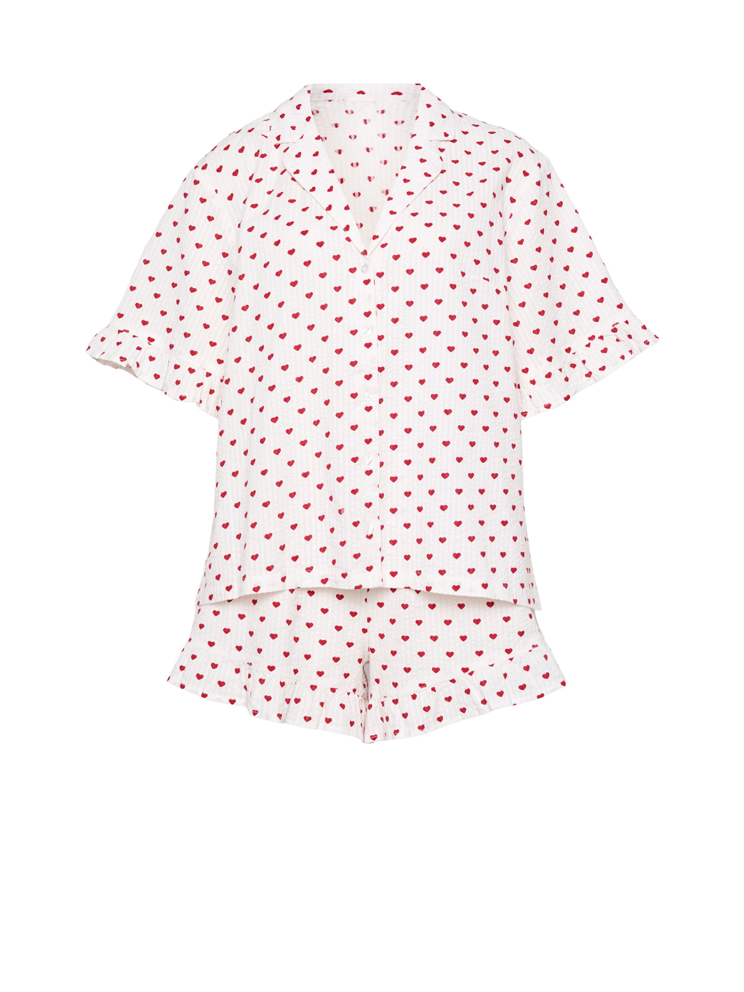 

Lindex Короткий пижамный комплект в красном цвете