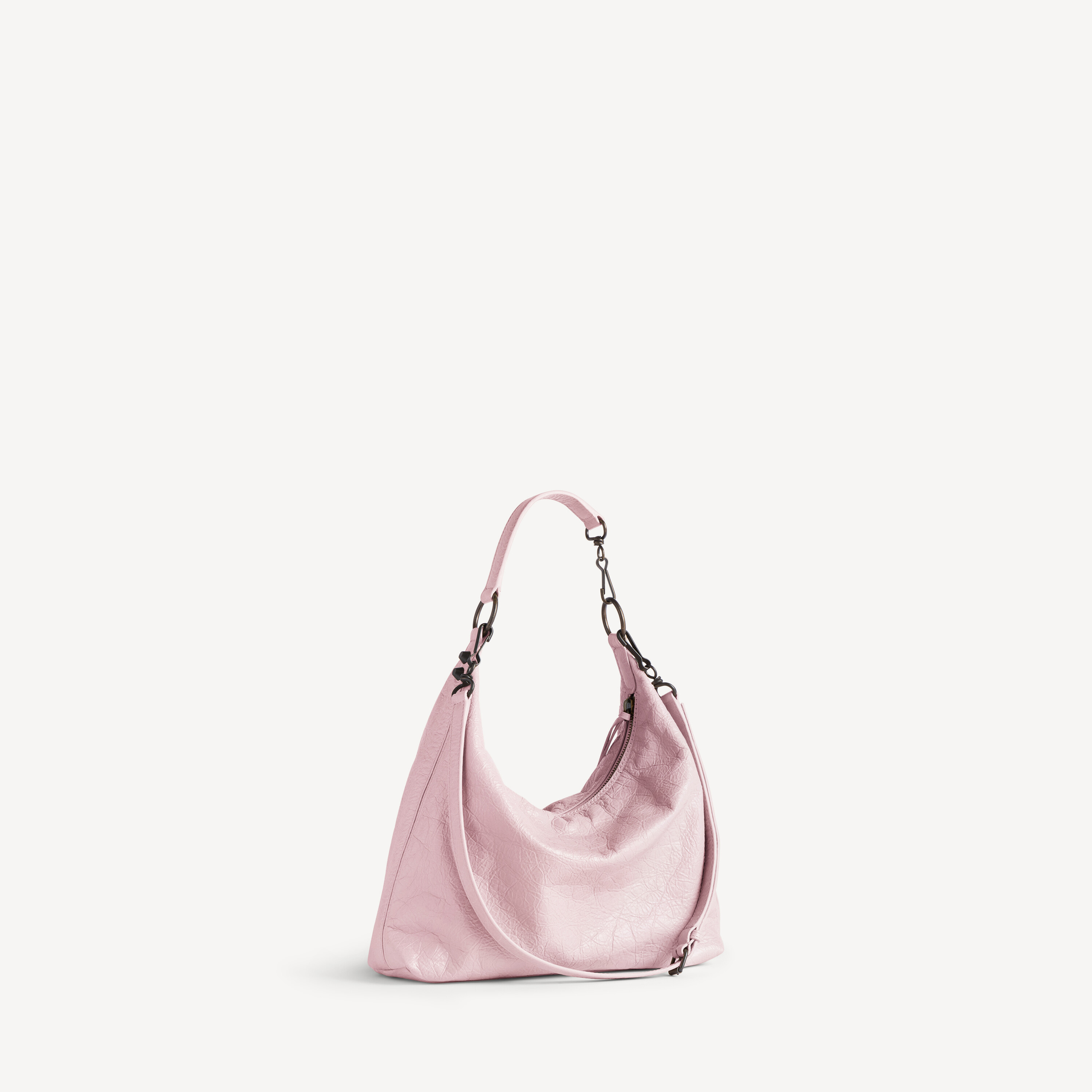 Женская сумка le city hobo small в цвете "нежно-розовый". BALENCIAGA, розовый лепесток — фото 3