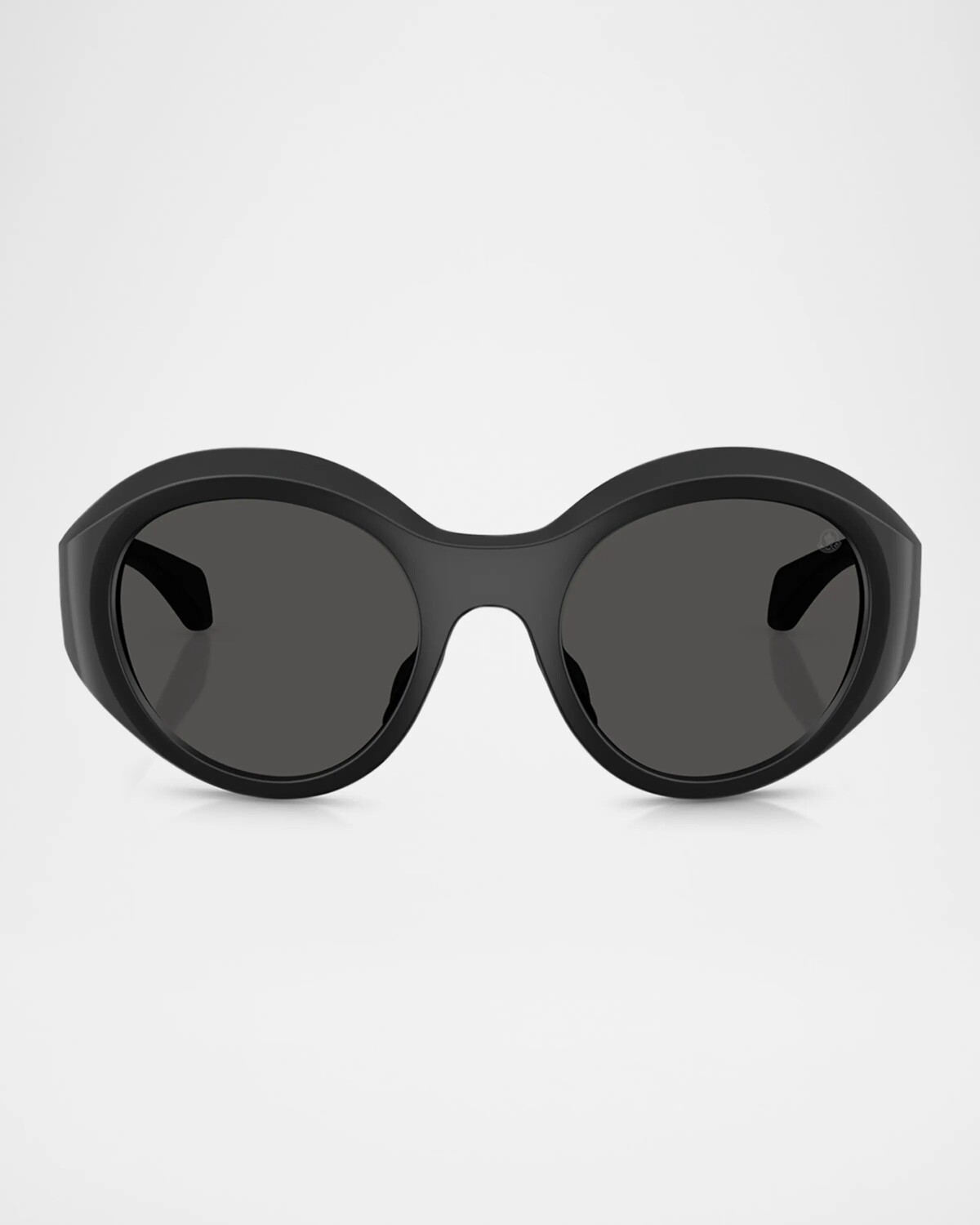 

Мужские круглые солнцезащитные очки ME8005 Moncler, цвет Matte Black