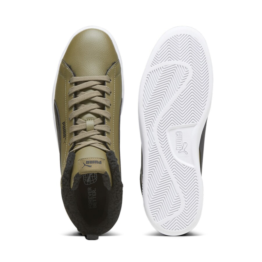 Высокие кроссовки PUMA Smash 3.0, Olive — фото 3