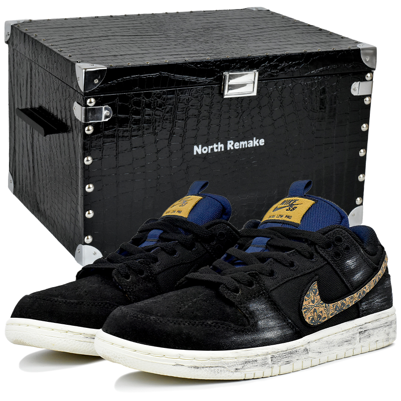 

Dunk SB устойчивые к истиранию низкие кроссовки для скейтбординга унисекс Nike, Night Floral Print-Gift Box 4