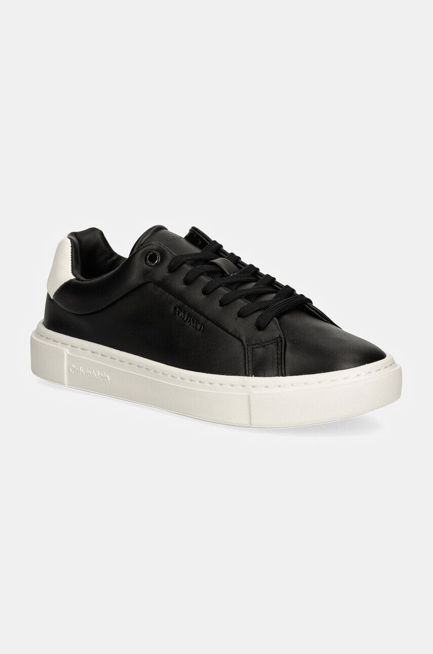 

Кроссовки Calvin Klein CUPSOLE LACE UP W/ML LTH, черный