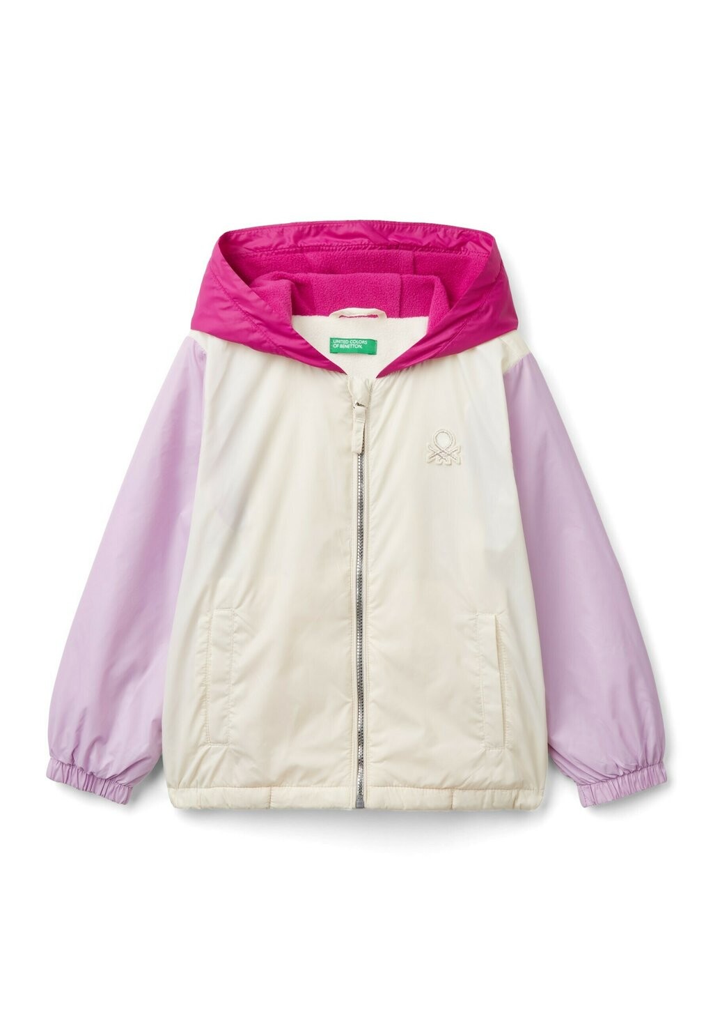 

Дождевик RAIN DEFENDER United Colors of Benetton, бежевый/розовый