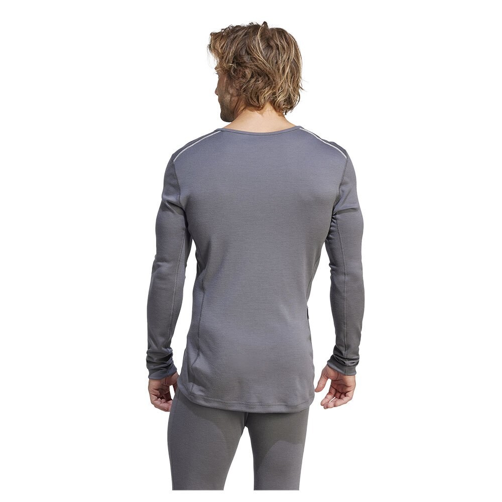 Футболка с длинным рукавом adidas Xperior Merino 260 Baselayer, серый — фото 2