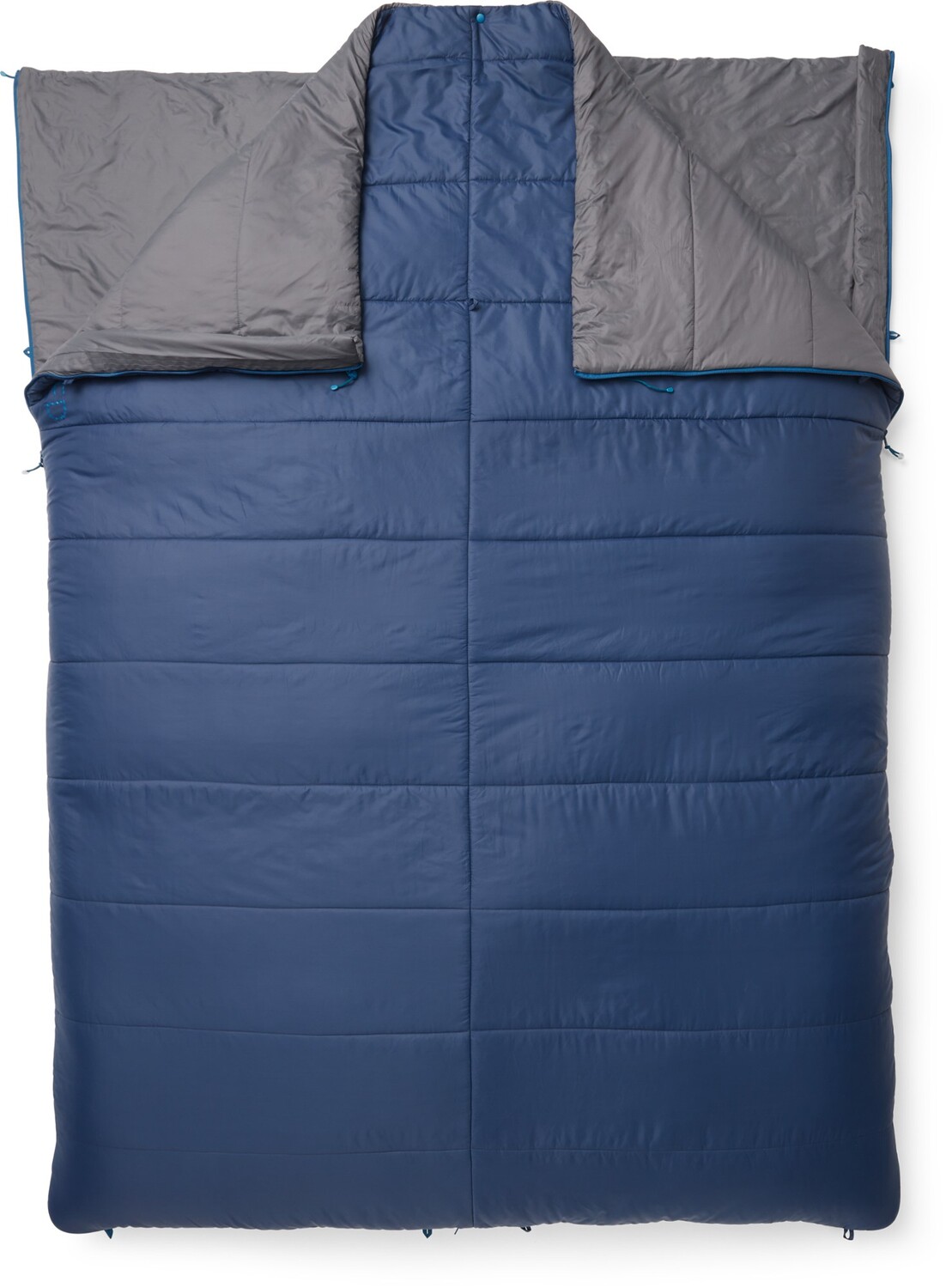 

Двуспальный спальный мешок MegaSleep Duo 25/40 Exped, синий