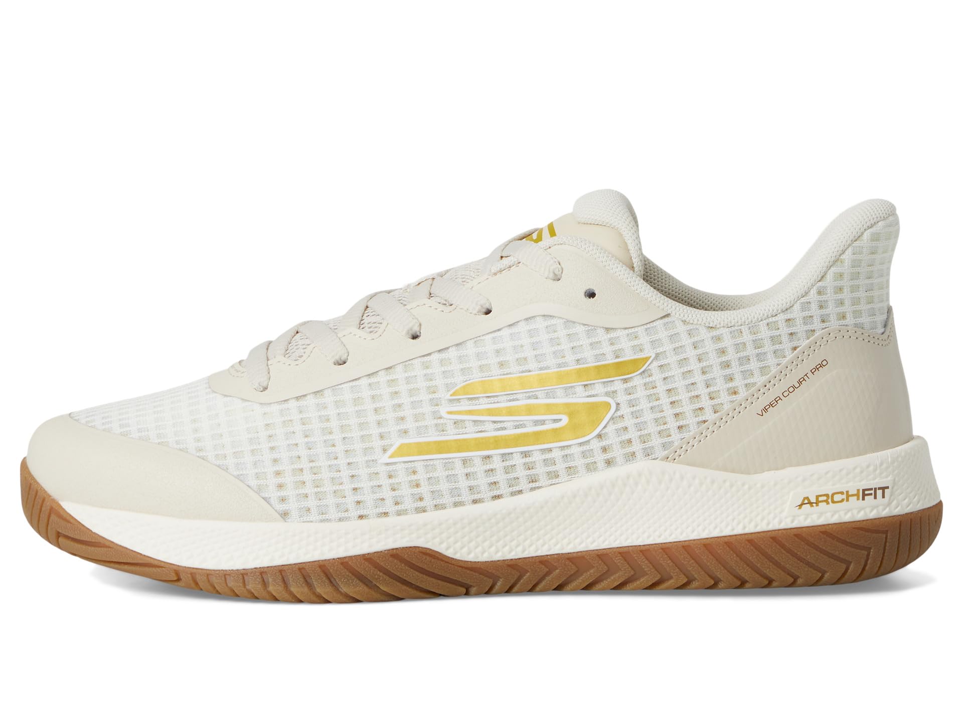 Кроссовки SKECHERS Go Train Arch Fit Viper Court Pro - Pickleball, Off White — фото 4