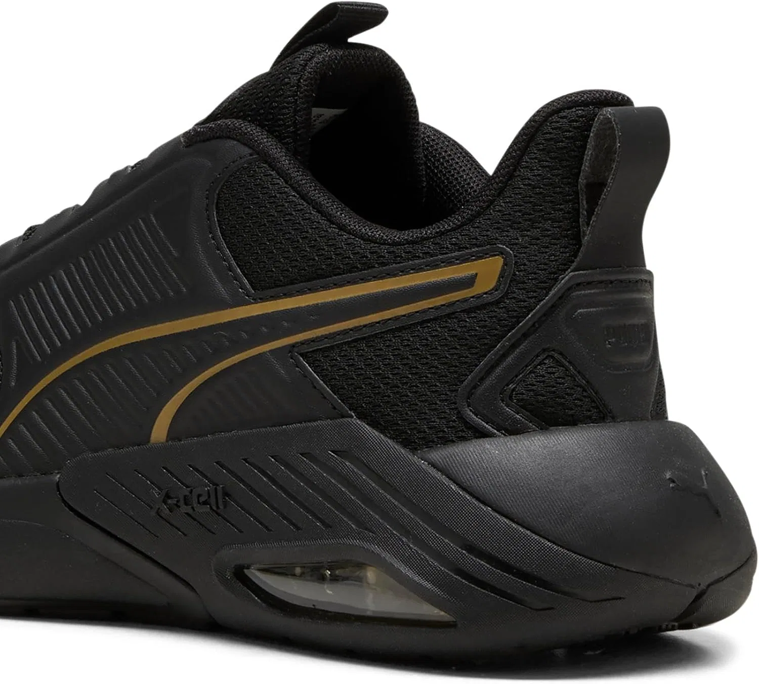 Кроссовки для бега Puma Unisex X-Cell Nova FS Street Running Shoe, Puma Black Gold — фото 2