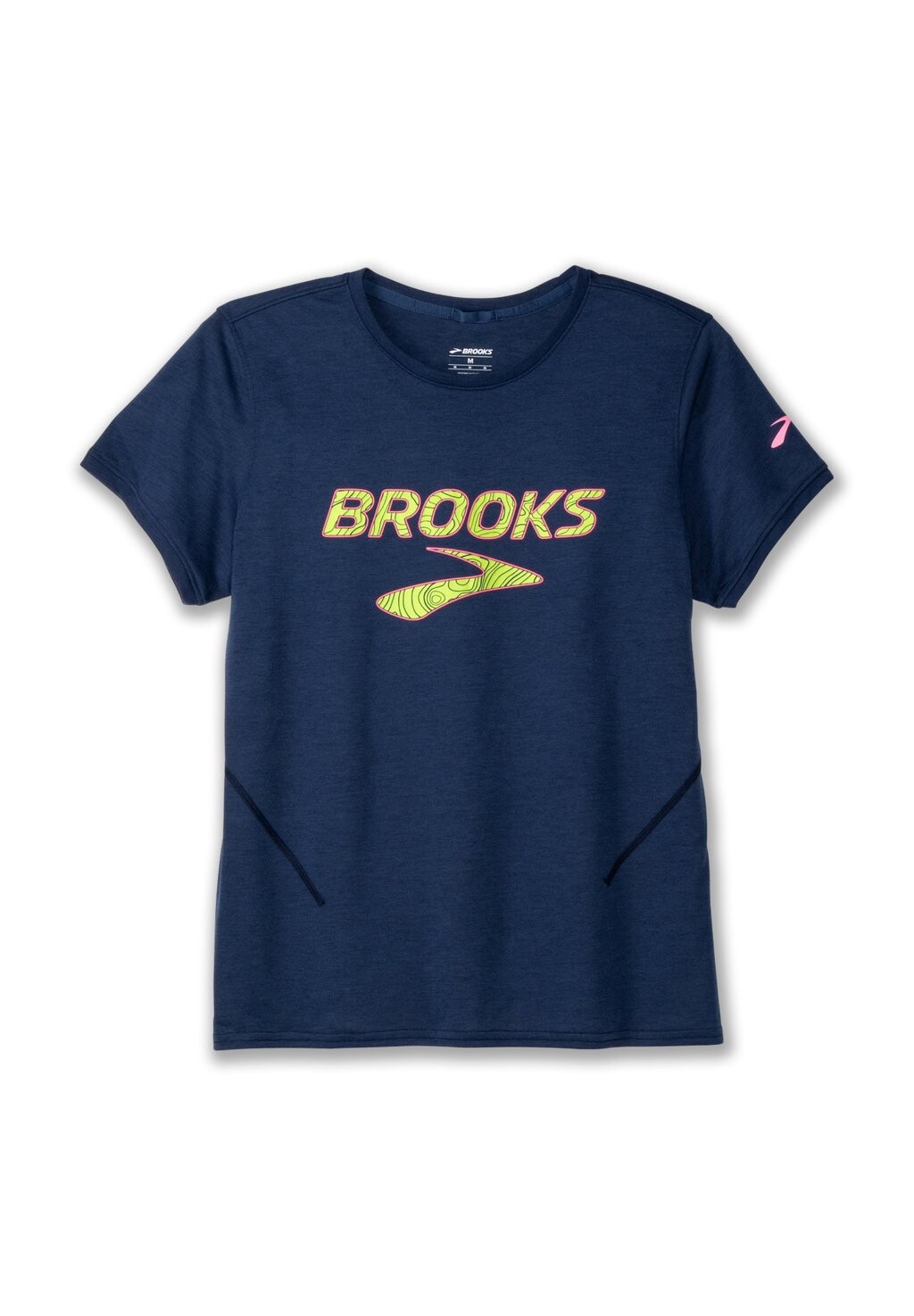 

Спортивная футболка DISTANCE SHORT SLEEVE 3.0 Brooks, темно-синий