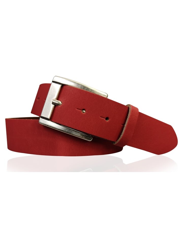 

Ремень FRONHOFER Ledergürtel 4cm, красный