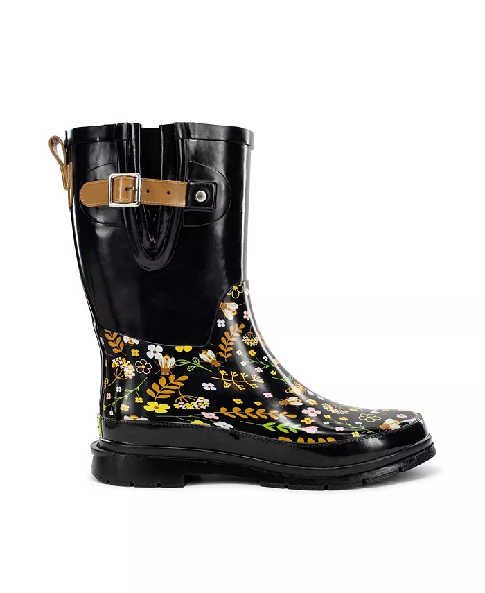 Средние резиновые сапоги Sweet Bees Western Chief, черный