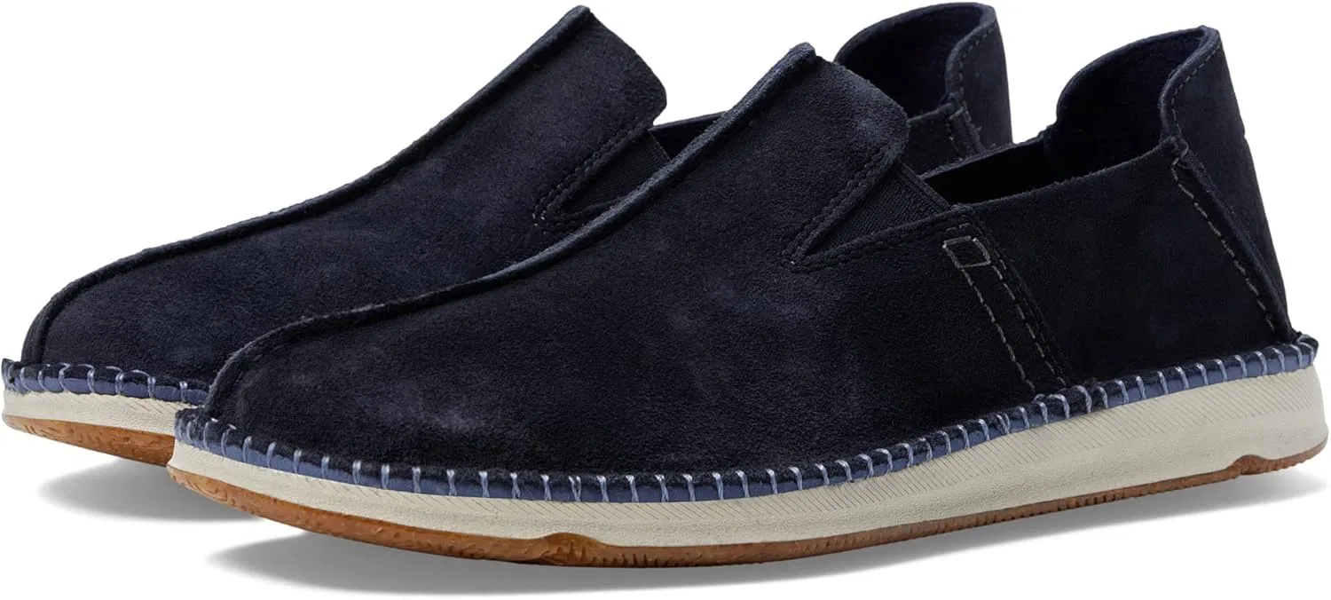 Мокасины мужские Clarks, синий замш