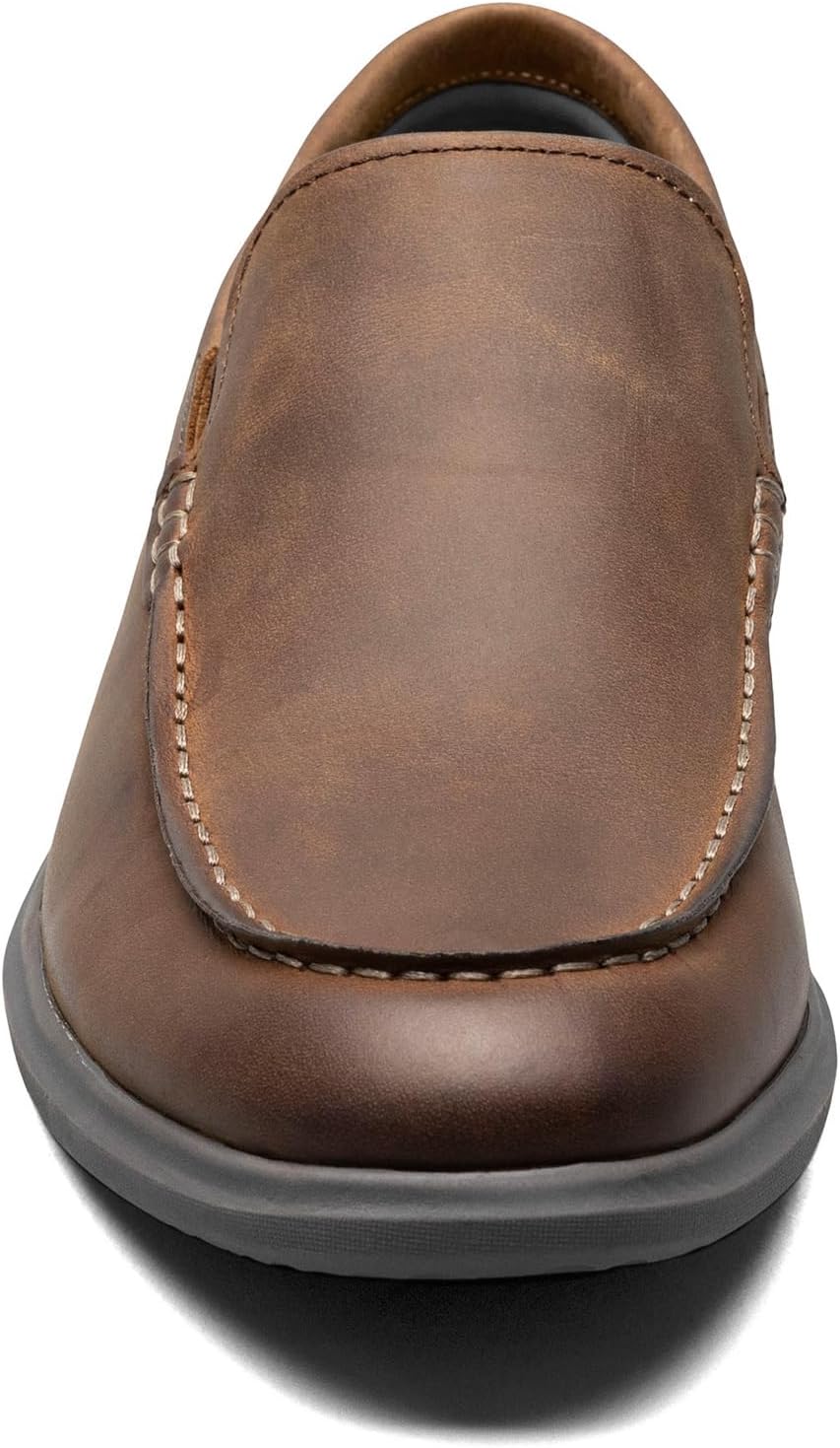 Мужские лоферы Florsheim Hamptons с мысом-мокасином, Brown Crazy Horse — фото 3