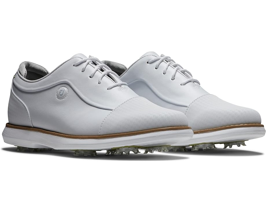 

Кроссовки FootJoy Traditions Cap Toe Golf Shoes, белый