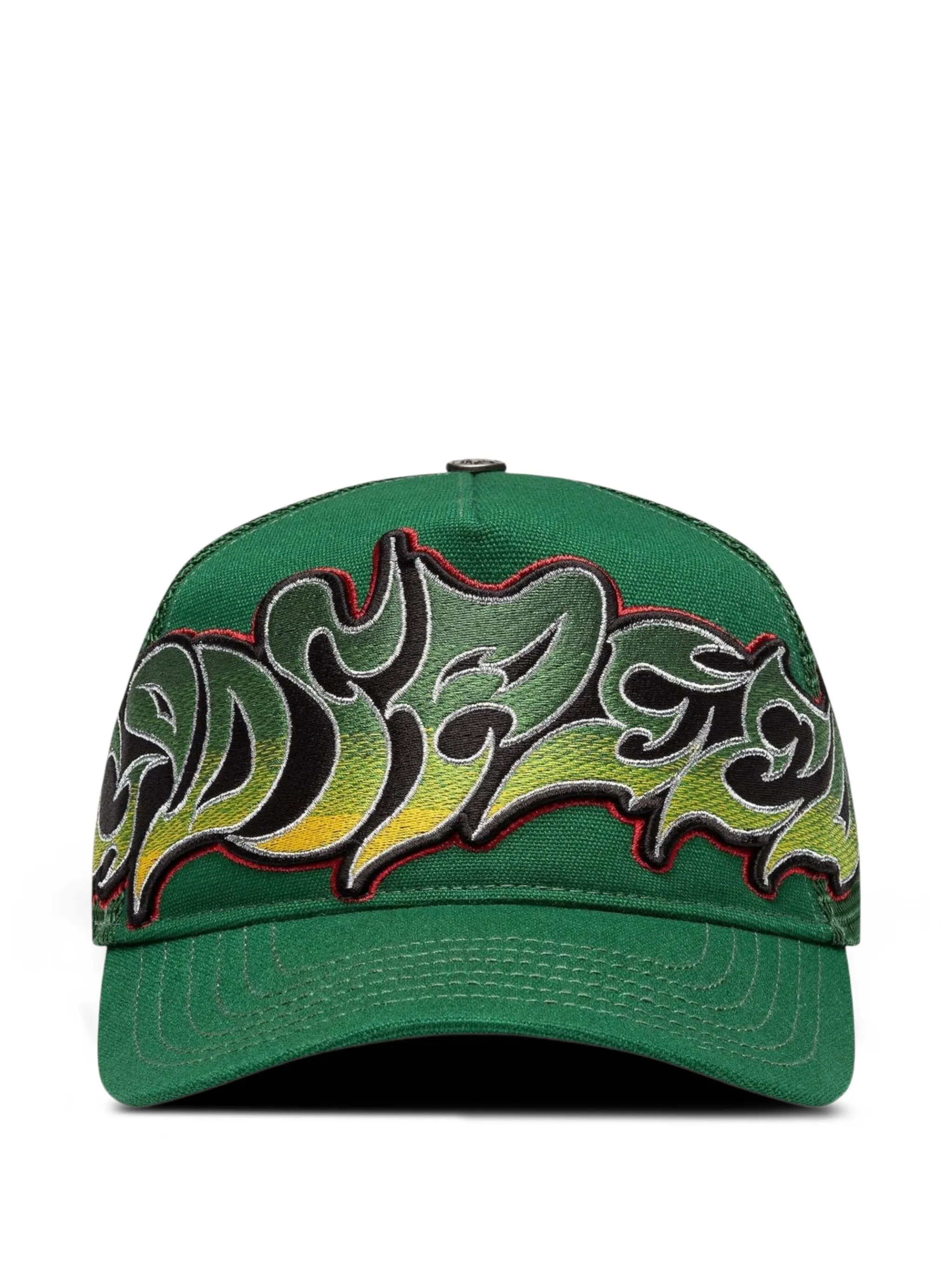 

Бейсболка Neo Trucker из сирсакера с вышитым логотипом Godspeed, зеленый