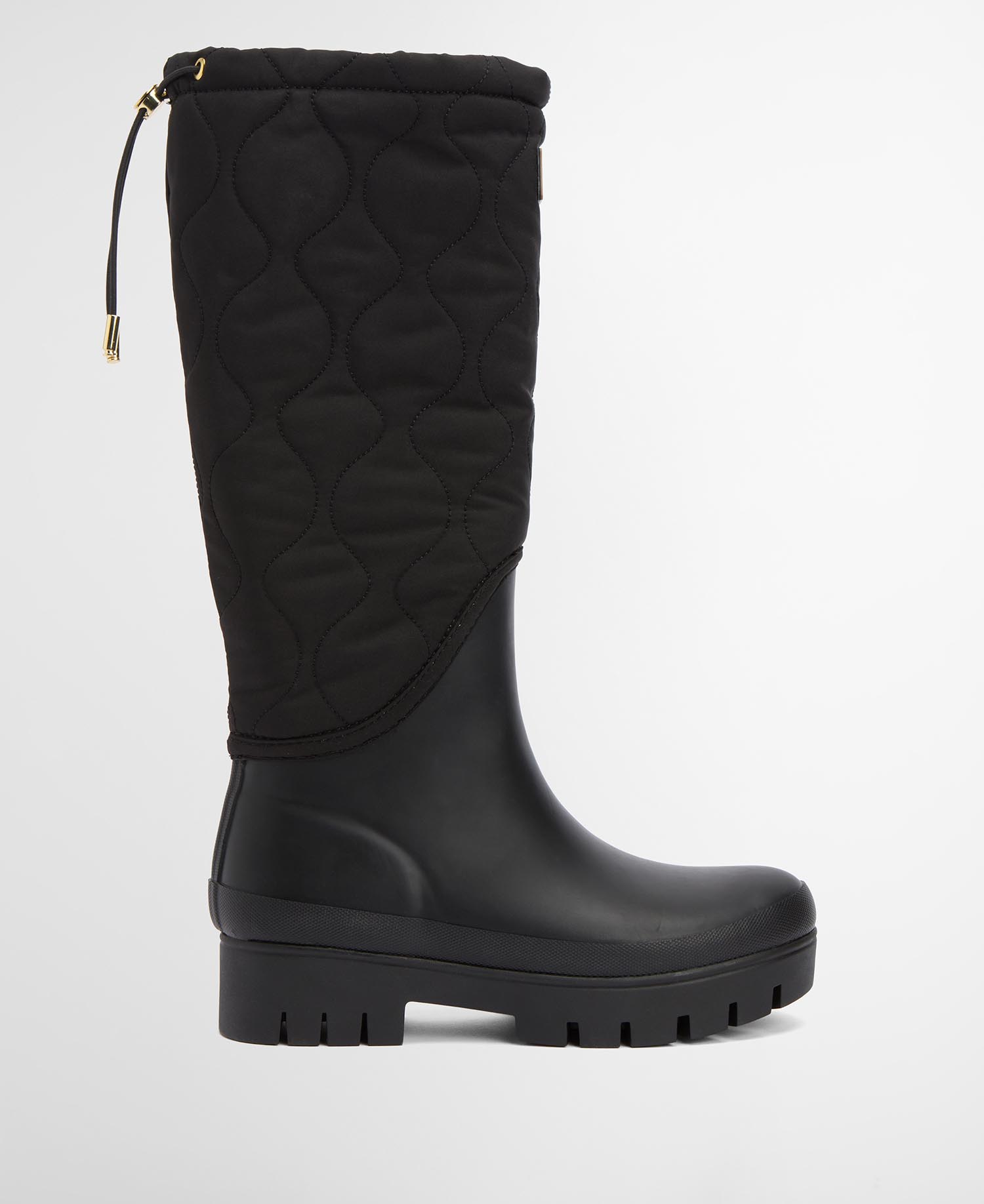 Ботинки Barbour Marnie Quilted Wellington, черный