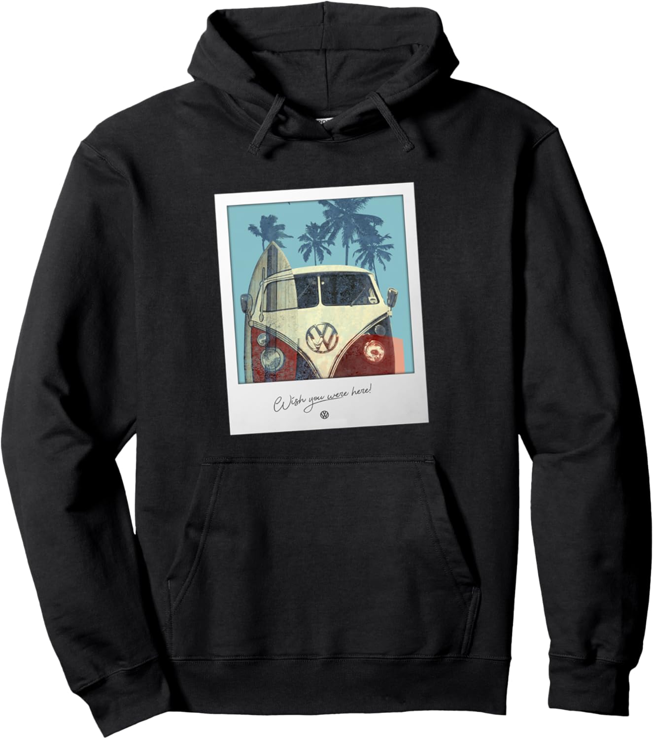 

Толстовка Volkswagen Polaroid Camper, черная, Черный, Толстовка Volkswagen Polaroid Camper, черная