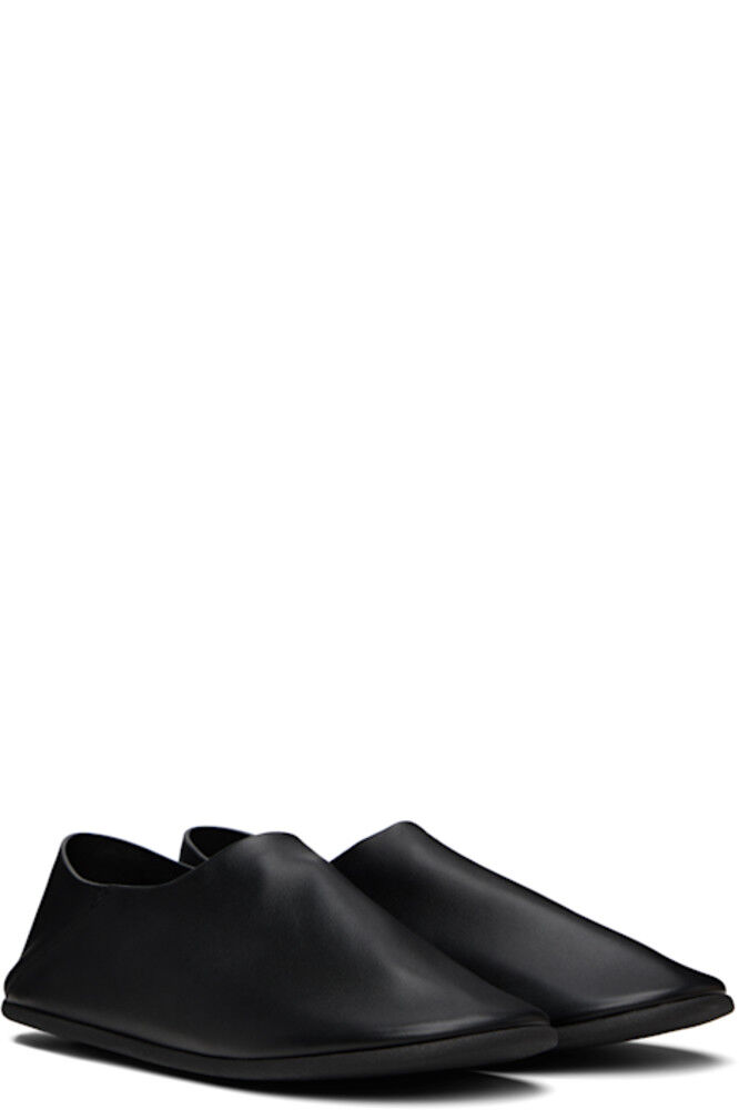 Эксклюзивные черные туфли-лоферы SSENSE Big Bootie Mule CHRISTEN — фото 4