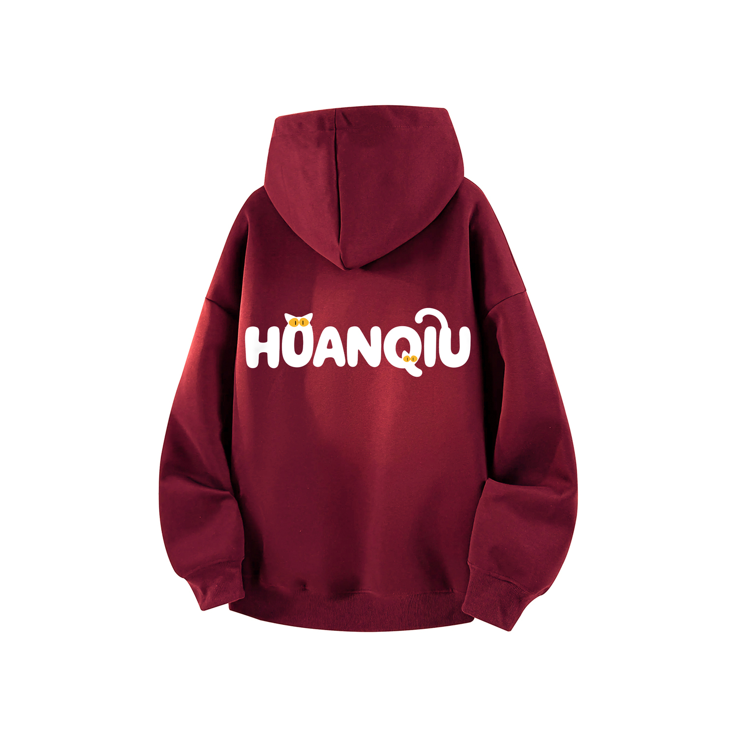 

Толстовка Unisex Hooded Moderate Heavyweight HUANQIU, burgundy