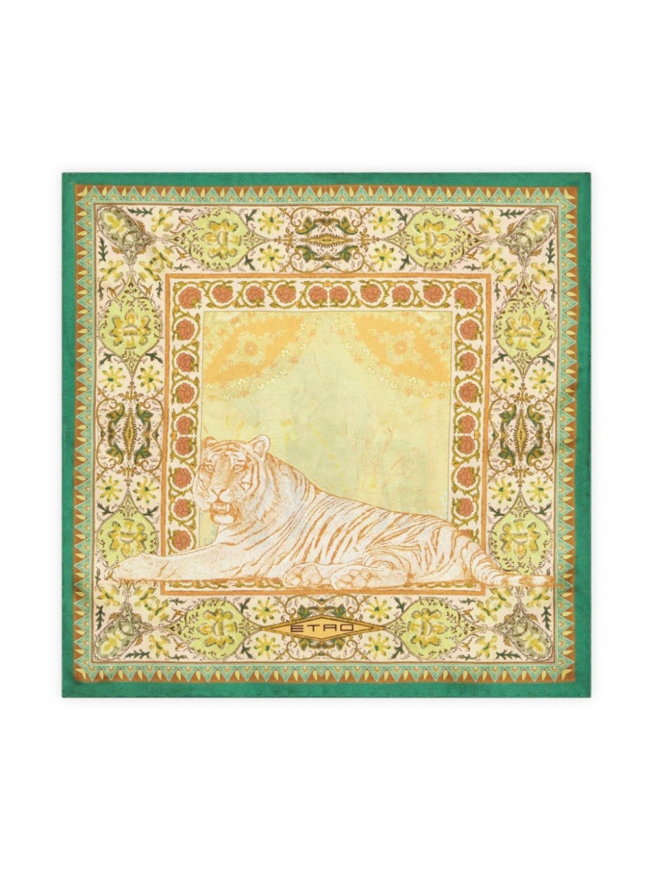 

ETRO двусторонний платок-паше, желтый