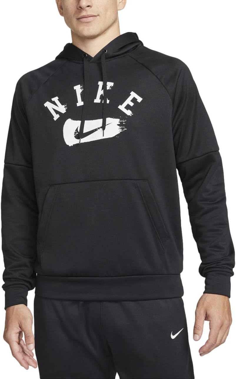 

Бейсбольная толстовка с капюшоном Nike Therma-FIT Graphic, Black