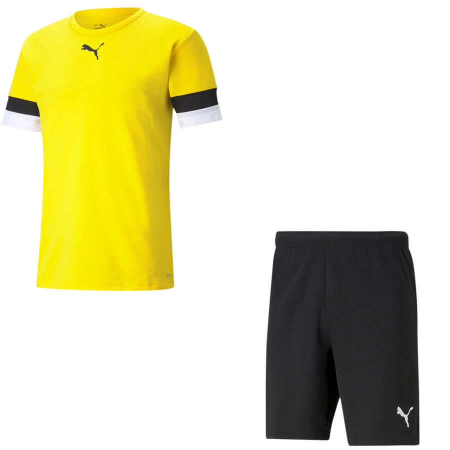 

Мужской комплект Puma, джерси и штаны, teamRISE, джерси 704932+704942