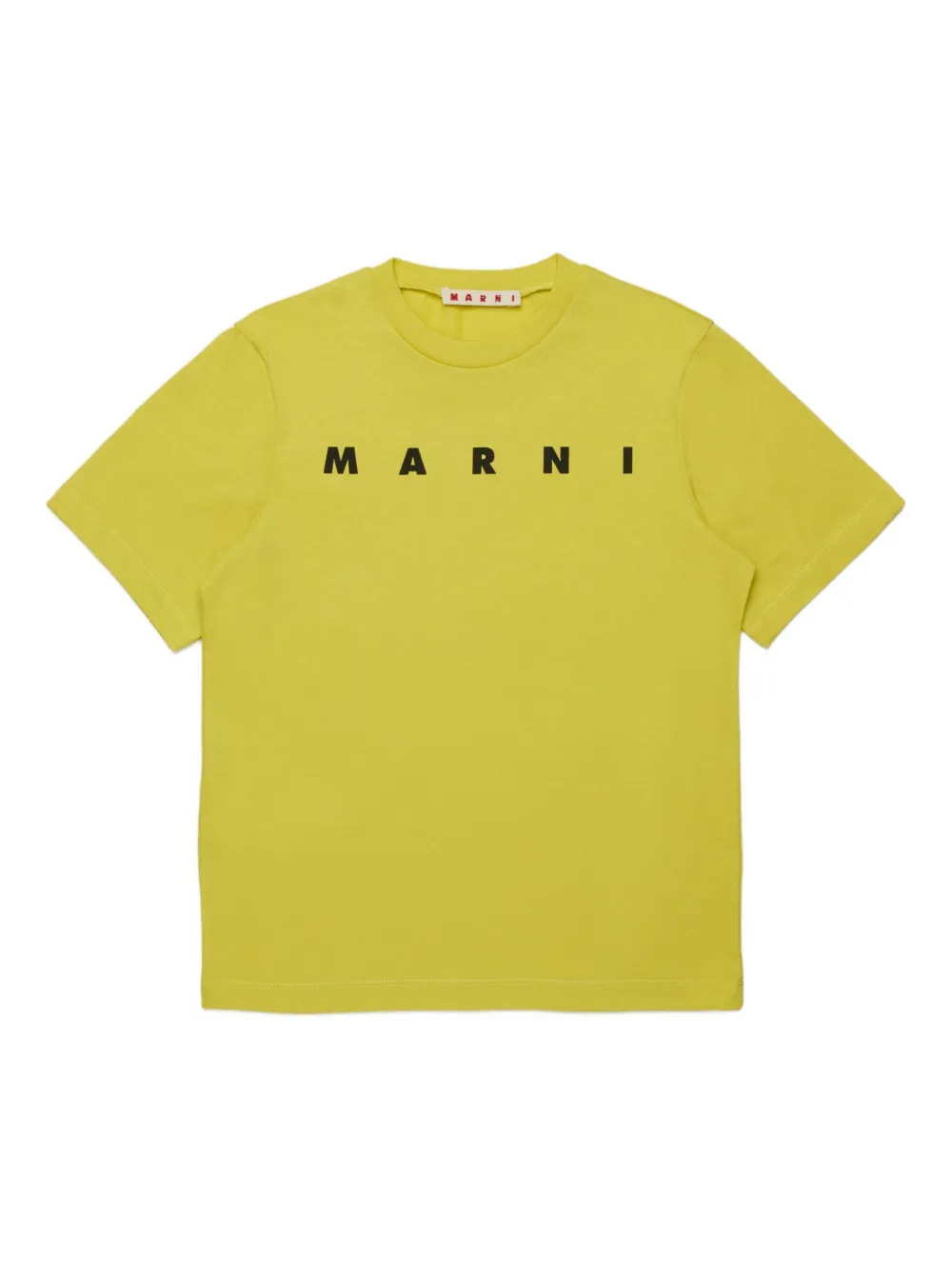 

Футболка с логотипом Marni Kids, желтый