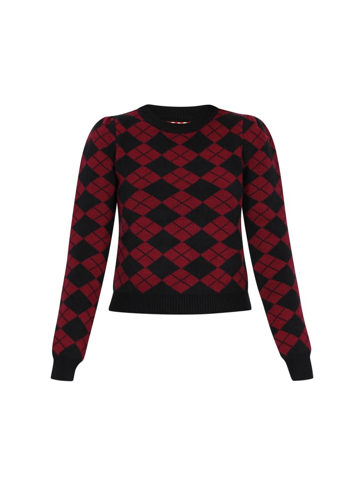 

Женский свитер черного бордового цвета myMo ROCKS