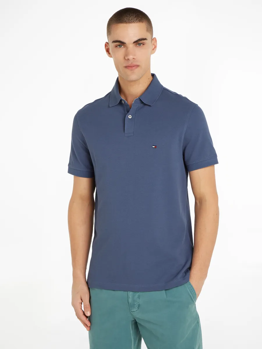 

Рубашка-поло Tommy Hilfiger "1985 REGULAR POLO", из пике, цвет Faded Indigo