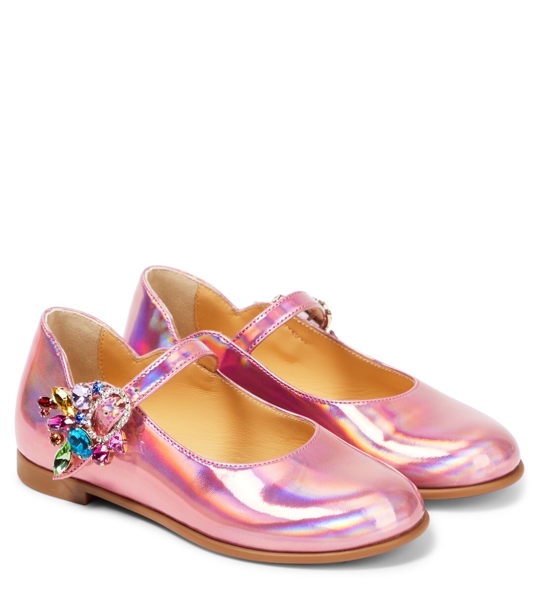 

Кожаные балетки melodie queenie Christian Louboutin, розовый