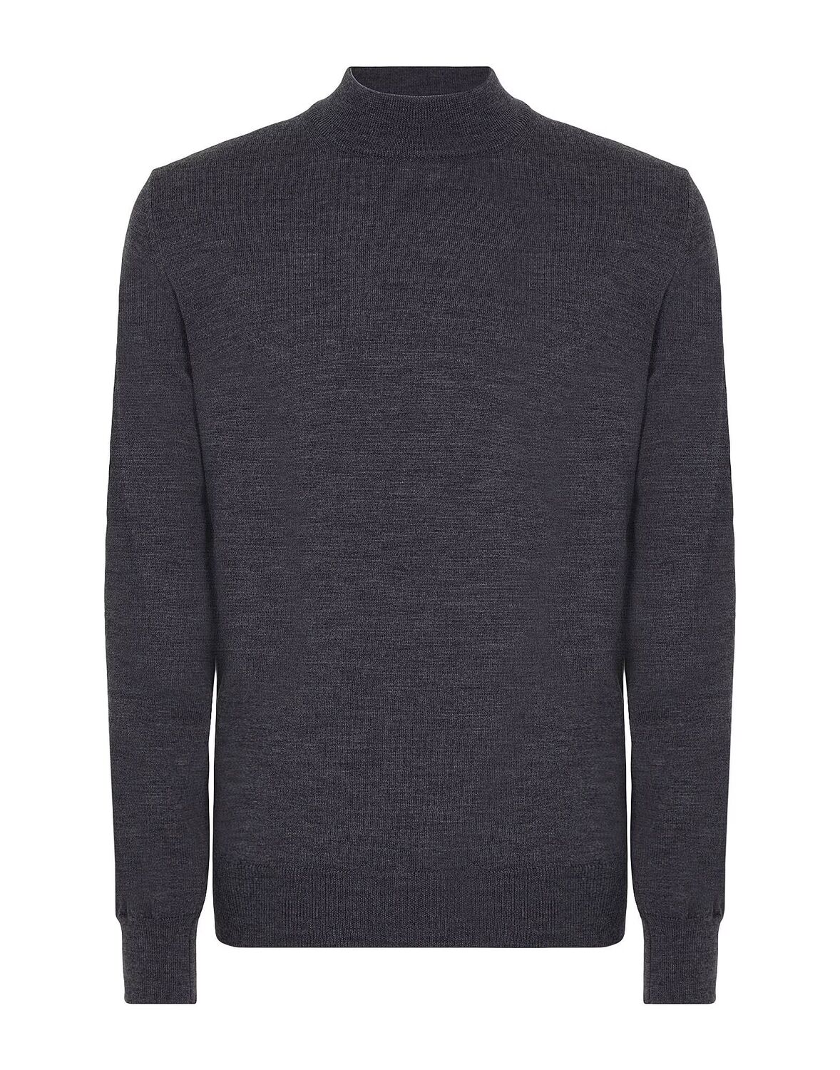 

Водолазка Merino Wool Regular-Fit Mock-Neck 8 By Yoox, серый