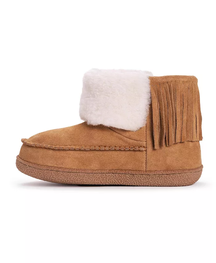 Женские тапочки Veroni Bootie MUK LUKS, коричневый/бежевый — фото 3
