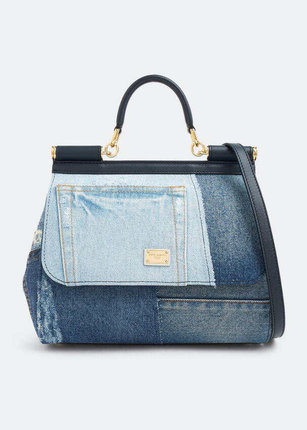 

Сумка Dolce&Gabbana Medium Sicily Denim, синий