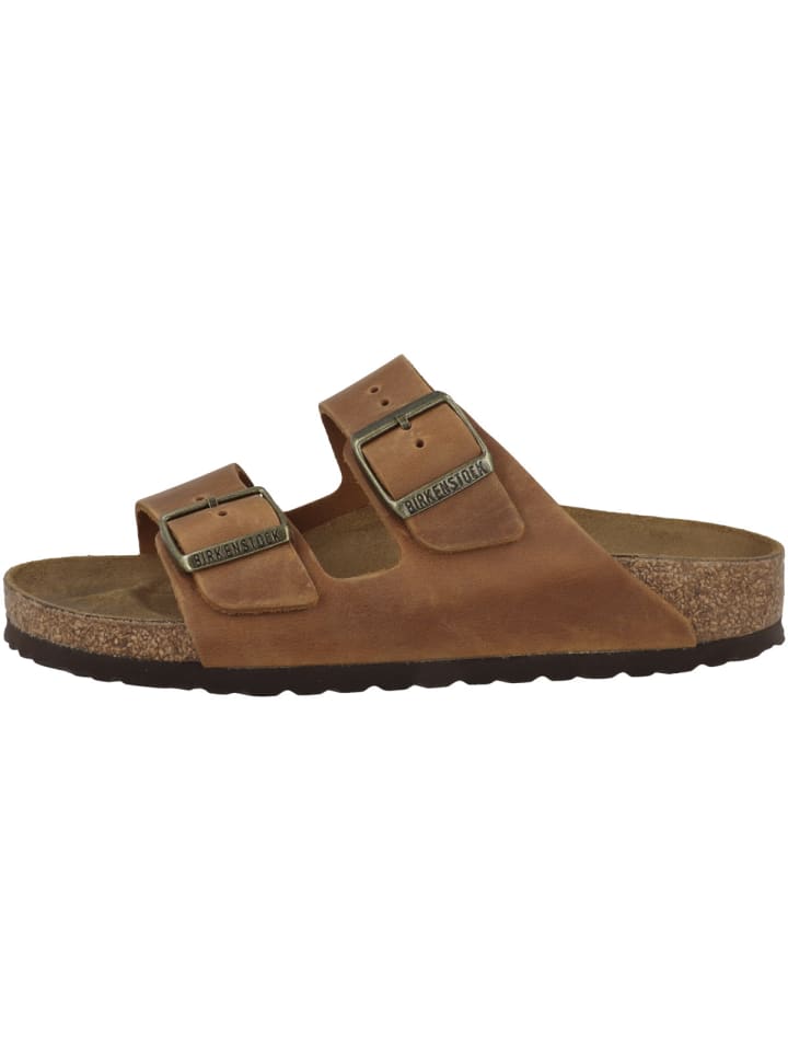 

Сандалии Birkenstock Sandale Arizona geöltes Naturleder schmal, коричневый