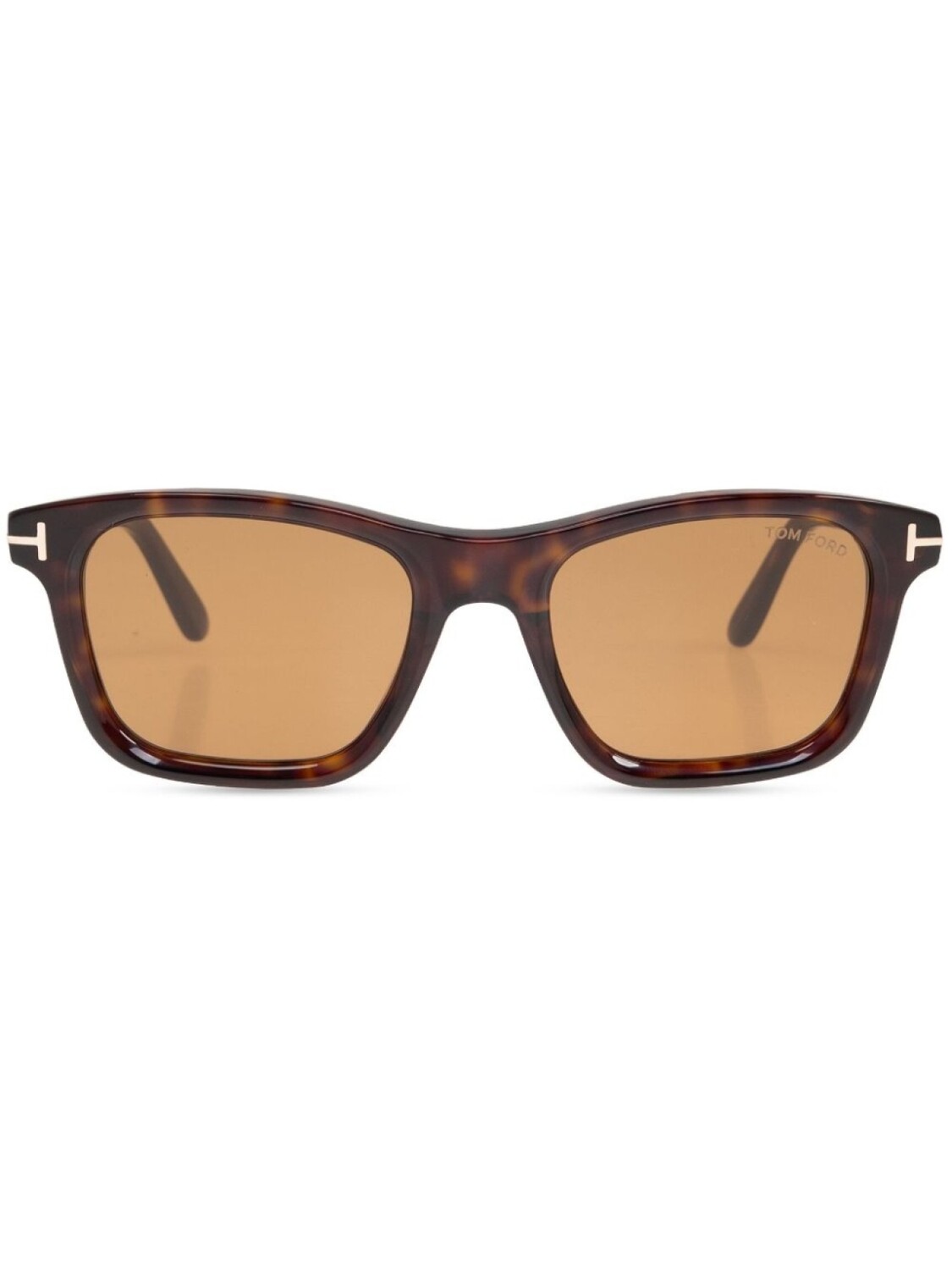 

TOM FORD Eyewear солнцезащитные очки в квадратной оправе, коричневый