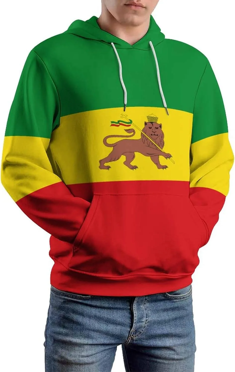 

Толстовка Lion Of Judah Rastafarian, утепленная, с длинным рукавом GJMISHGV