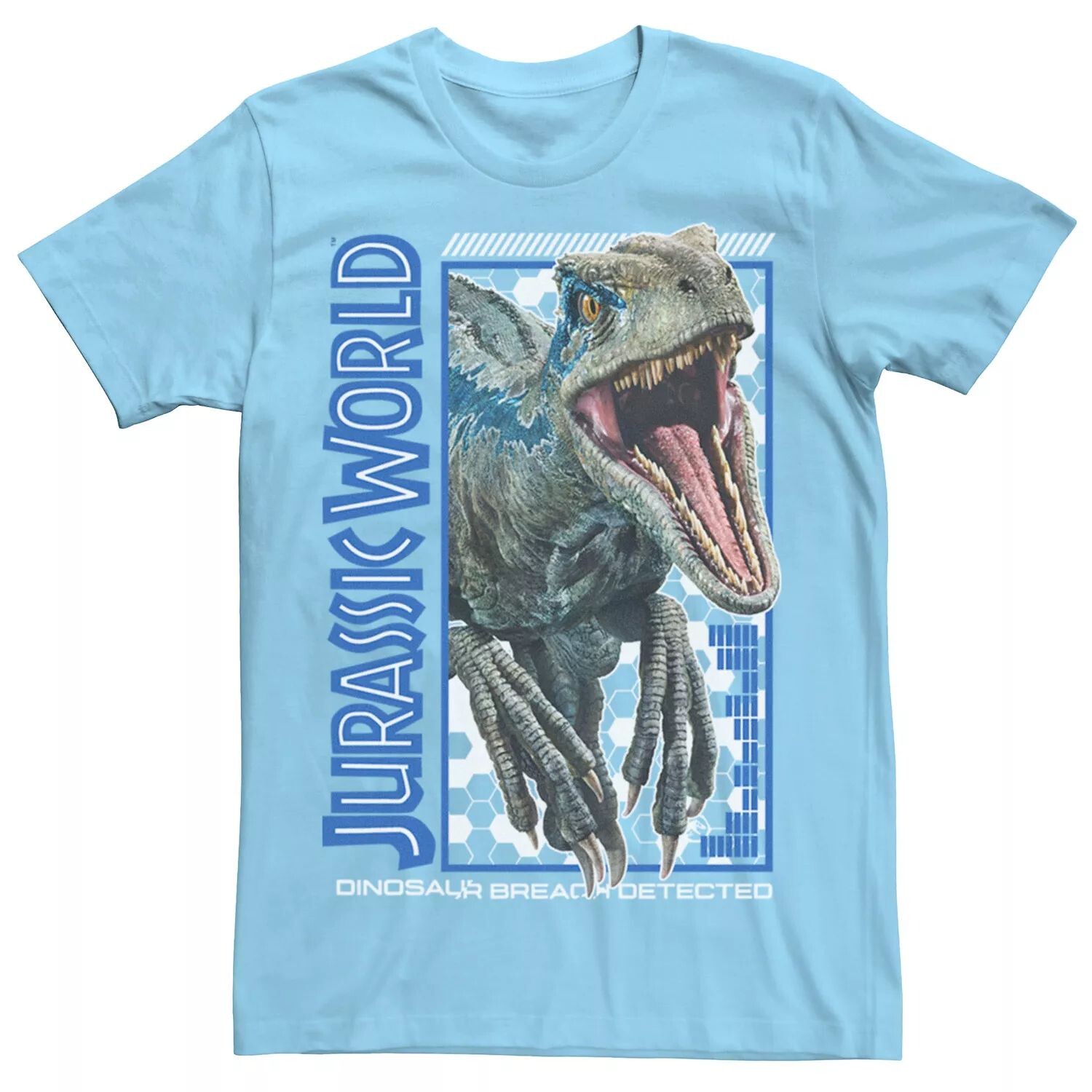 

Мужская футболка Jurassic World 2 с обнаружением нарушения Licensed Character