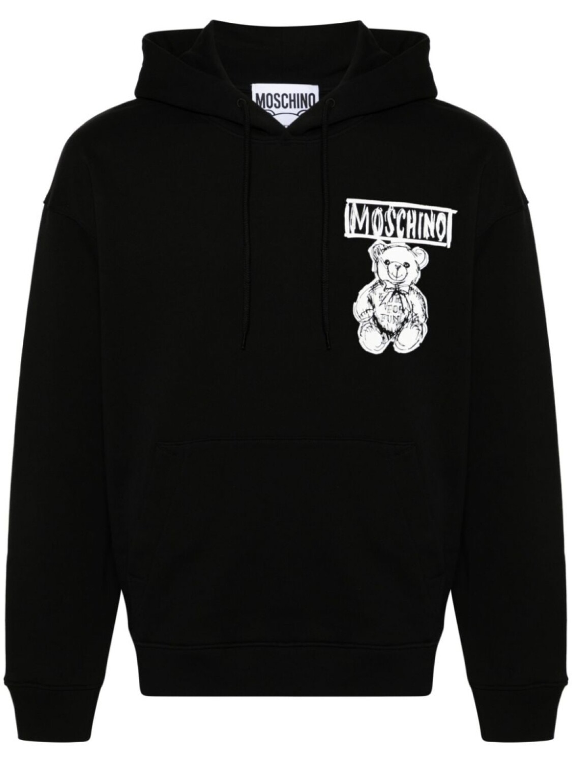 

Moschino худи Teddy Bear, черный