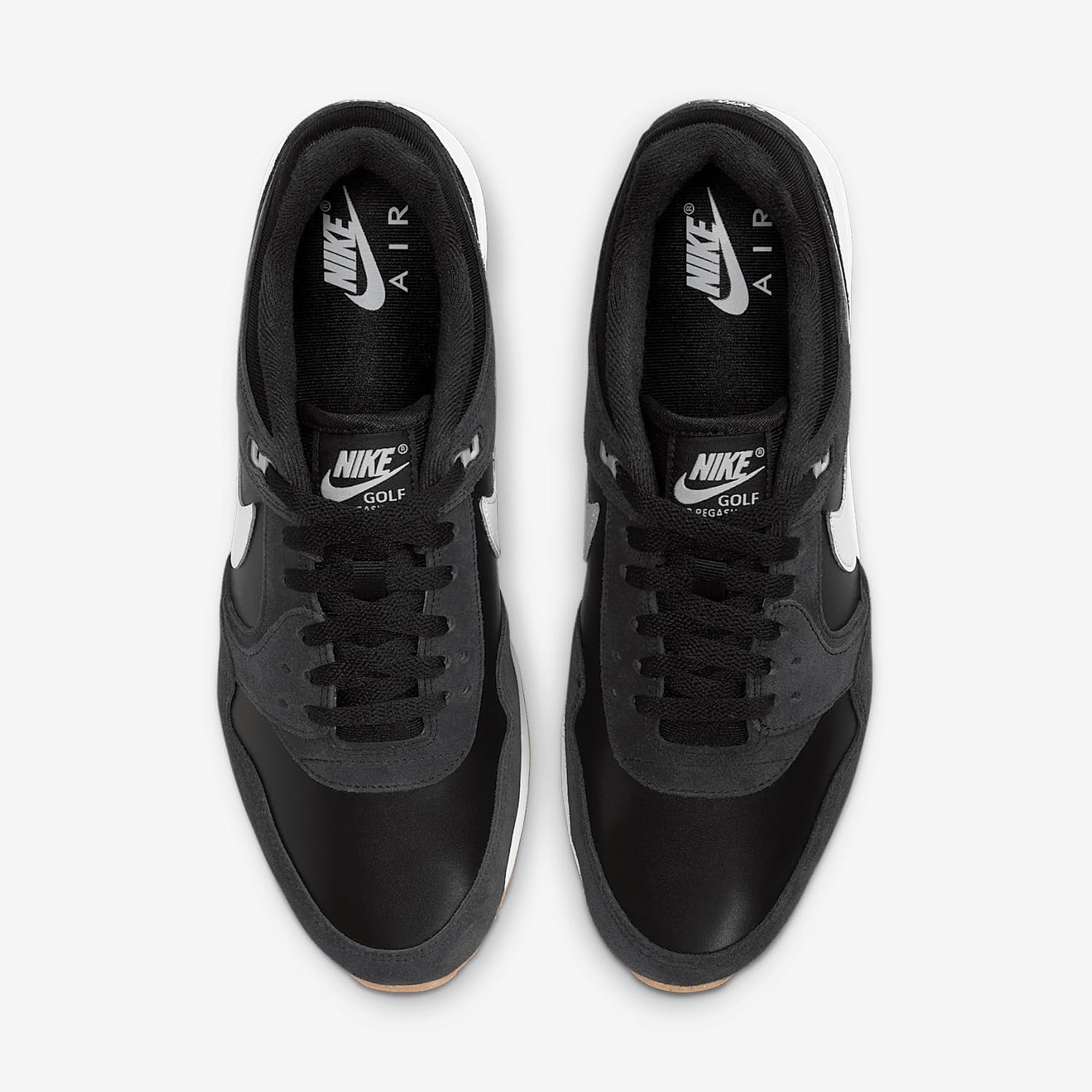 Кроссовки Nike AIR Pegasus 89 G унисекс с шнуровкой, белый/черный/коричневый/серый/карамельный — фото 4