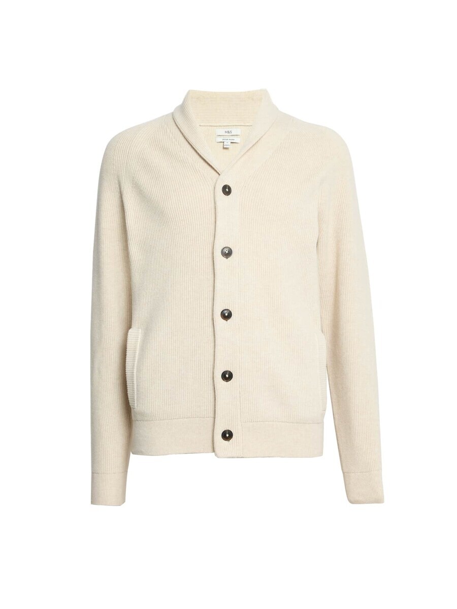 

Кардиган Marks & Spencer Knit Cardigan, экрю