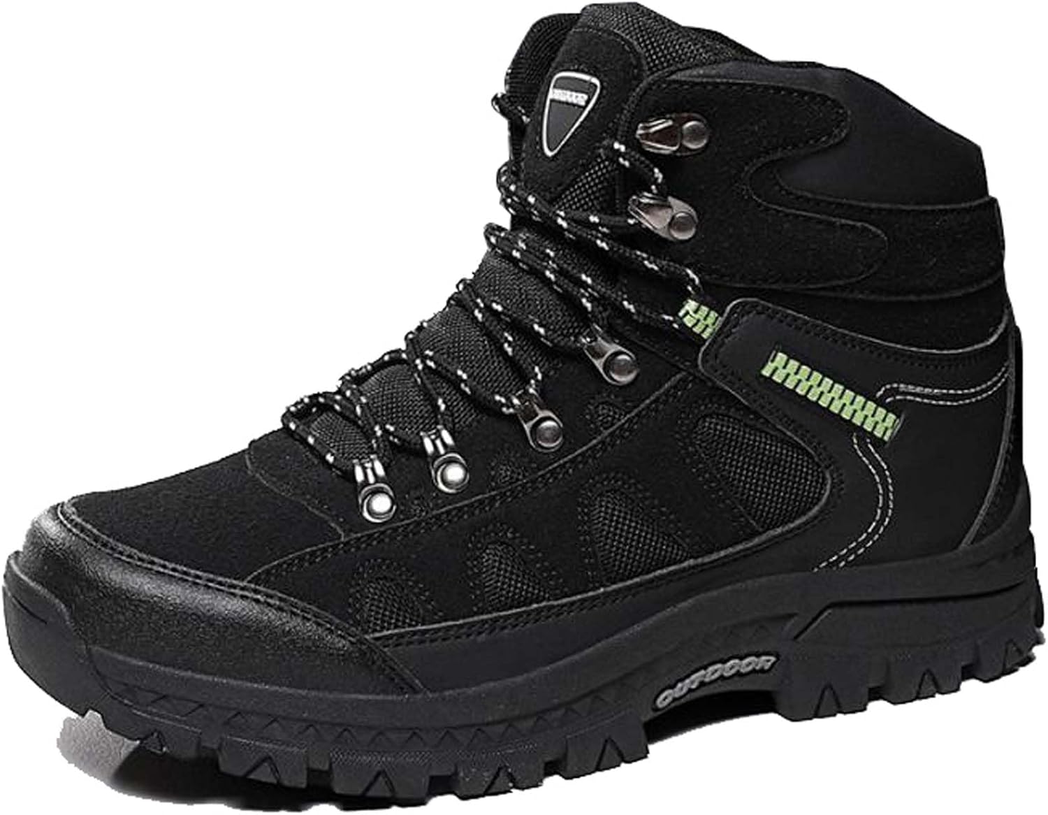 

Зимние и осенние высокие ботинки для альпинизма с противоскользящей подошвой. Спортивная обувь для прогулок. Доступны большие размеры Clolinde, черный