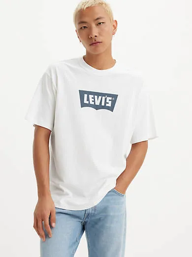 

Винтажная футболка с рисунком «крылья летучей мыши» Levi's, белый