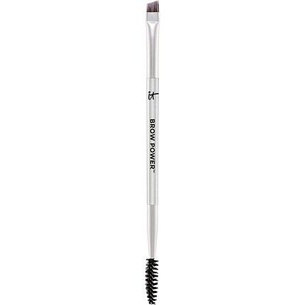 

IT Cosmetics Heavenly Luxe Brow Power Universal Brow-Transformer Brush #21 - скошенная кисть + щеточка-щеточка - для естественно выглядящих, ухоженных бровей It Cosmetics