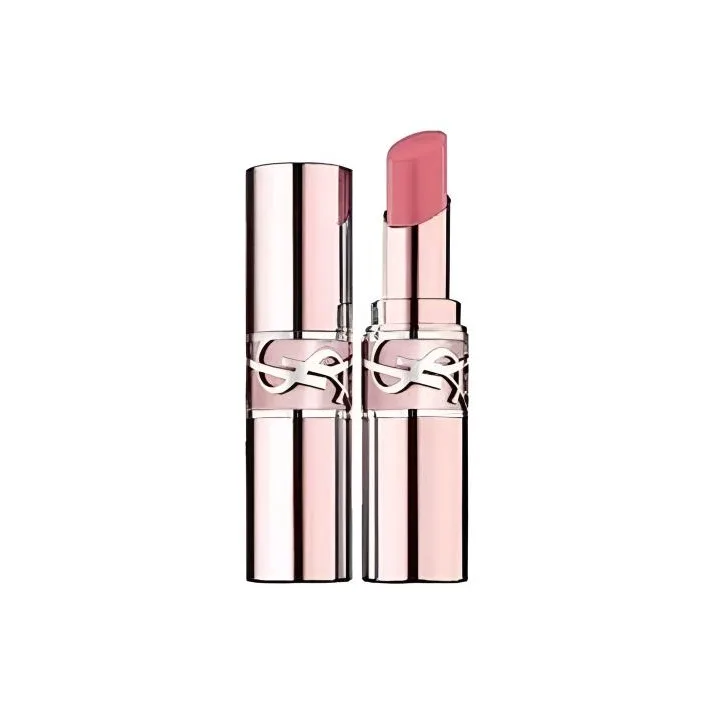 SAINT LAURENT Бальзам для губ увлажняющий с мягким блеском Pink Tube, Love Glow, #44B Translucent Gray Pink
